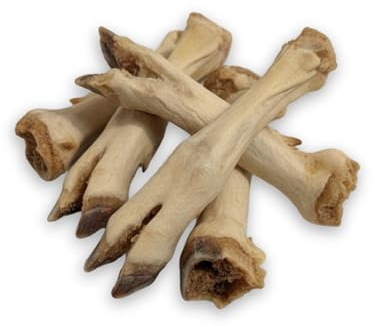 Chewico Lamb Trotter Dog Treats 5 pcs | Natural Dried Lamb Feet Chews for Dogs | Long Lasting Dog Chews for Medium & Large Dogs