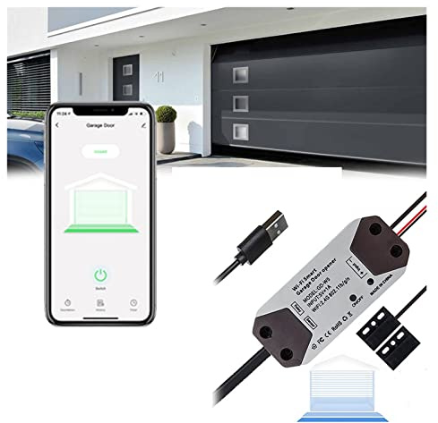 Ouvre-porte de garage WiFi compatible avec contrôleur de porte intelligent