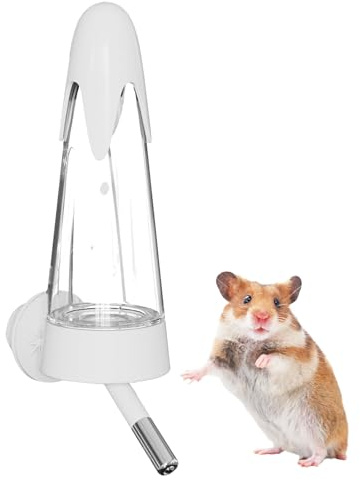 Bevitore per criceto da 125 ml | 120 ml Bottiglia per animali | Bevitore per piccoli animali - per coniglio, cincillà, riccio, scoiattolo