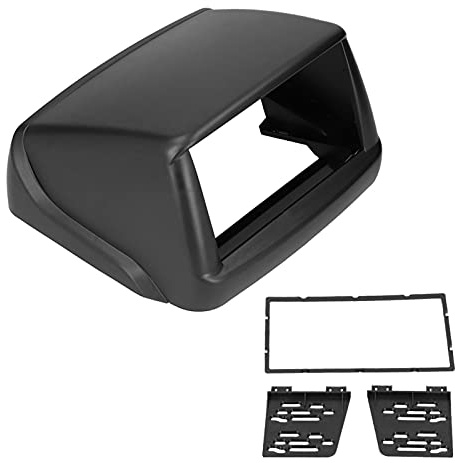 Instalación doble 2DIN Marco de montaje de radio estéreo para automóvil Kit de tablero 7 pulgadas Radio Fascia Reproductor de audio y DVD Cubierta del panel de navegación Compatible con Doblo 200