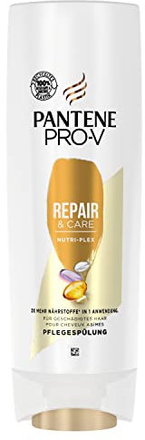 Pantene Pro-V Repair und Care Pflegespülung, 2x Mehr Nährstoffe in 1 Anwendung, Regeneriert das Haar von innen heraus, Für geschädigtes Haar, 360 ML