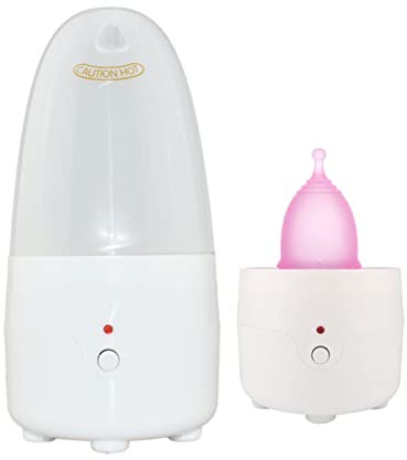 Menstruationstassen Reinigungsmaschine - Dampfgarer Sterilisator für Menstruationsscheiben, Reinigungsscheibenreiniger, Geschenke für Damenhygiene