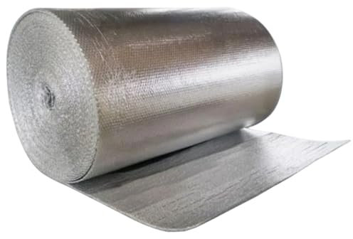 JCPSH Autoadesivo Rotolo Isolante Termico Pannelli Termoriflettenti per Tetti Pareti Pavimenti Lamina Isolante(Size:1 * 30m(39in*98ft))