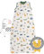 schlummersack Kinder Schlafsack Sommer 150 cm dünn Dschungel | Sommerschlafsack 1.0 Tog 1 Tog Baby Schlafsack Sommer | Schlafsack Baby Sommer Frühling