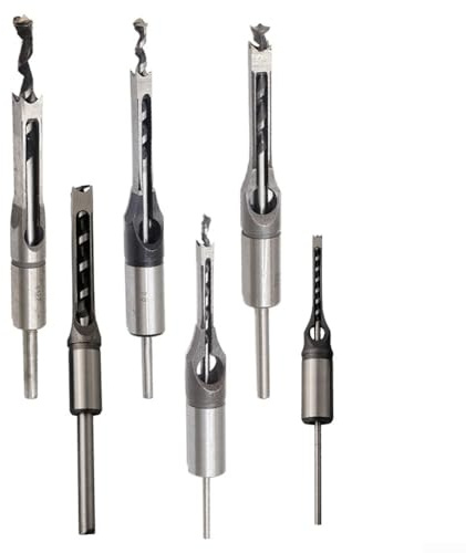 Scalpello da mortasa per lavorazione del legno con punta a trivella quadrata, grande aggiunta alla tua collezione di attrezzi (8 mm (5/16))