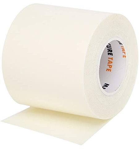 Sports Medical Tape - Selbstklebendes Bandagenband Wasserdichte kohäsive Bandagen für Erste Hilfe, Sportschutz und Handgelenk, 5 cm x 3 m, weiß