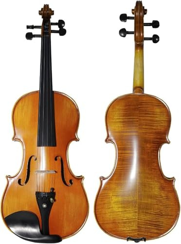 Violín para adultos, violín mate 4/4, raya Natural, arce, maestro artesanal, violín profesional antiguo, instrumento Musical + colofonia de arco,4/4