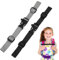 Chest Strap for Backpack,2PCS Backpack Straps,Children-Non-Slip Quick Release Adjustable Back Pack Chest Strap Suitable for School,Hiking,Jogging,Cycling(Black and Grey)