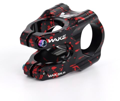 FOMTOR Bike Stem 31.8x35mm Short MTB Stem 0 Degree Handlebar Riser Ultra-Light CNC Aluminum Alloy Handlebars Clamp for Mountain Bike, Road Bikes, MTB Downhill BMX with Tool and Bolts