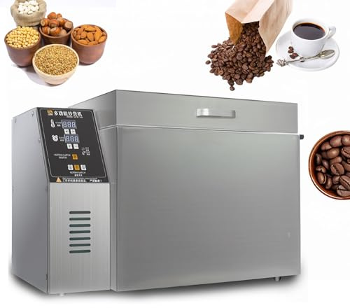 Glowdora Macchina Tostatrice Completamente Automatica, Macchina Tostatrice per Chicchi di caffè, Macchina Tostatrice Elettrica per Noci con Tubo di Riscaldamento in Acciaio Inossidabile.,Type5