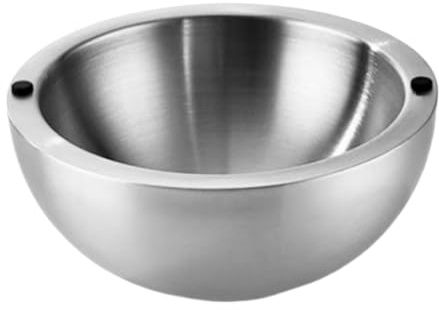 Cuenco De Acero Inoxidable Para Ensalada,Fuente Para Fiestas Aislada De Doble Pared - Cuenco Para Servir En Fiestas De Acero Inoxidable,Para Guacamole Salsas Ensaladas Y Alimentos Frios O Calientes