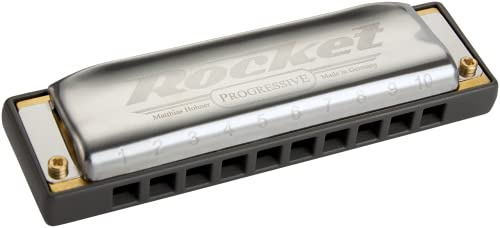 Hohner Progressive Rocket Harmonica Bb Major - M2013116X