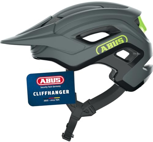 ABUS MTB helmet Cliffhanger - bike helmet for demanding trails - with large ventilation openings & TriVider strap system - for men and women