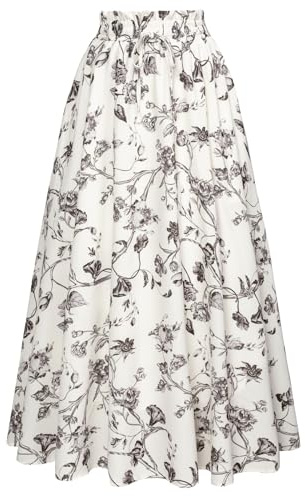 Scarlet Darkness Victorian Skirt Summer High Waisted Waisted Skirts Medieval Flowy Long Skirt Grey M