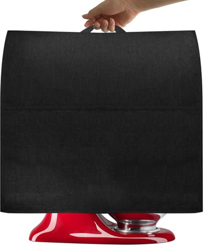 HOHUO Stand Mixer Cover for KitchenAid Mixer, Dust-proof, Water-resistant, Easy Cleaning (Black, Fit for Bowl Lift 5-8 Quart)