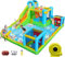 FBSPORT Bouncy Castle Outdoor with Fan 480 x 370 x 210 cm Bouncy Castles Children Inflatable Bouncy Castle Outdoor XXL Outdoor Large Bouncy Castle with Slide Suitable for Children