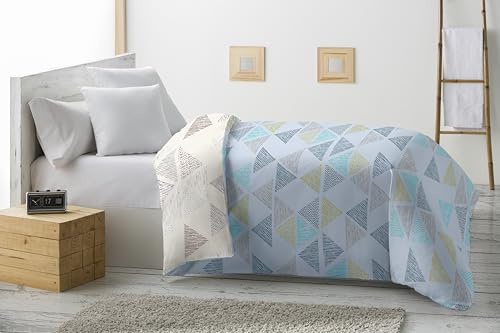 Miracle Home. Edredón nórdico Reversible Poldo de Microfibra 360gr/m², Suave y Transpirable Ideal para Invierno, otoño y Primavera. 180X260. Cama 90.