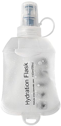 de agua plegable: depósito de bebidas elástico, portador de líquido compacto, dispositivo de fitness de resistencia, equipo de bebidas fácil de viajar, botella suave y resistente para el uso