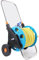 ZYCSKTL Schlauchwagen Mit Schlauch,Tragbares Gartenschlauch-Lagerregal Mit Rollen, Haushaltswandreinigung Schlauchwagen, Teleskopstange (Color : Blue, Size : +DN15 45m Yellow Pipe)