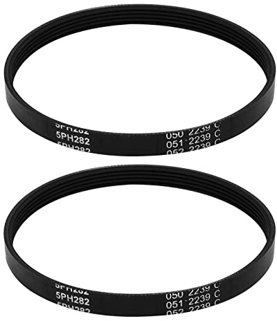 Abeskch Replacement 3 3/8 Diameter Grooved Vacuum Belt Part # 20-5218 for Kenmore Powermate Canister Vacuums (2Pcs)