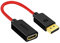 ANNNWZZD DisplayPort auf HDMI Adapter, DisplayPort auf HDMI Vergoldet DP auf HDMI für Monitor, Computer, Projektor 15CM