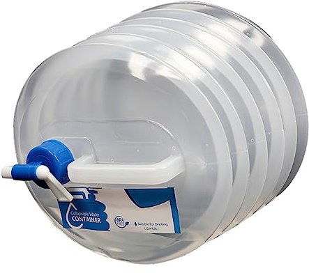 Sosoport 1stück Faltbarer Wasserbehälter Tragbarer Leichter Wasserspeicher Für Outdoor-aktivitäten Camping Wandern Picknick Und Notfälle Robustem Pe-material Zusammenklappbar Und