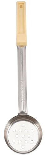 DIYEAH Cucchiaio per Salsa Pizza in Acciaio con Impugnatura Curva Antiscivolo Mestolo per Controllo Porzioni e Spatola per Spalmare Salse in Cucina