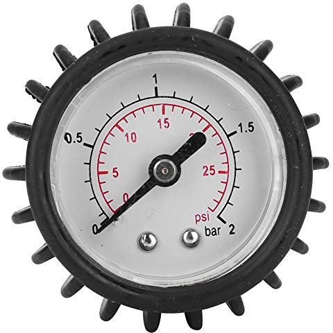 30 Psi Barometer för uppblåsbar båt, Lufttrycksmätare för båt med handpump för uppblåsbar båt, Gummibåt, Manometer för uppblåsbar båt med bärplatta