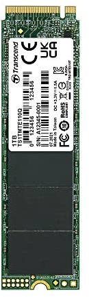 Transcend MTE110Q - SSD M.2 PCIe NVMe Gen3 x4 1TB - TS1TMTE110Q