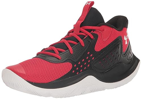 Under Armour UA Jet '23 Sneaker, Unisex-Erwachsene, Red/Black/White, 42 EU Wide