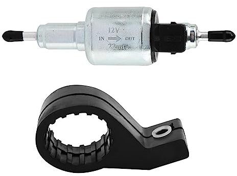 DASNTERED Auto-Luftheizung Öl-Kraftstoff-Pumpe, 12V/24V Universal-Auto-Luft-Diesel-Heizung-Kraftstoff-Pumpe, elektrische Standheizung mit Gummihalterung für 2-5KW Webasto Eberspacher(12V)