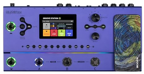 MOOER GE200 Pro Li Professional Rechargeable Guitar Multi Effects Pedal