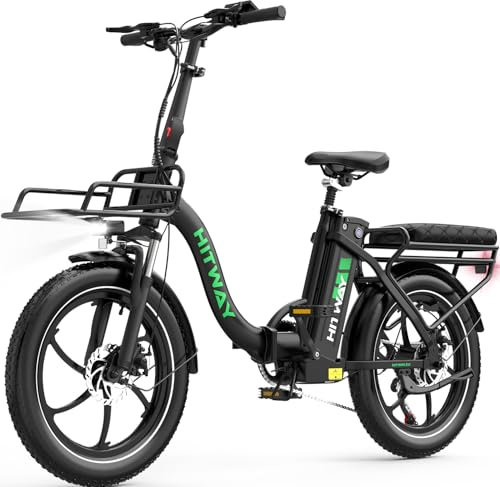 HITWAY E Bike BK6SL1-36V15.6Ah mit 250W Motor, Elektrofahrrad 20 Zoll, 70-150km Reichweite, 7-Gang, APP-Steuerung, faltbar, IP54 wasserdicht Pedelec