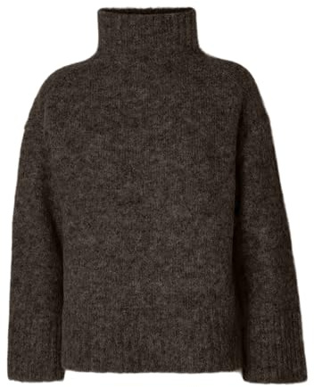 Selected Femme Slfgabriella LS Knit High Neck Noos Slfgabriella LS Knit High Neck Noos Mujer (Pack de 1)