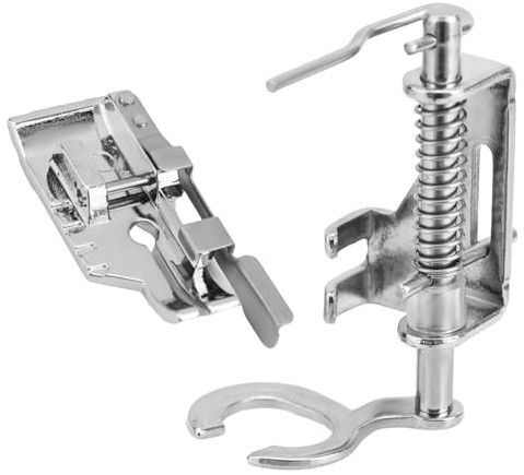 2 Pieds-Presseurs en Métal à Pointe Ouverte pour Courtepointe en Mouvement Libre, pour Brother, Singer, Babylock, Janome & Autres Machines à Coudre Accessoires de Couture