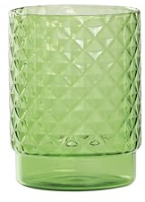 Zafferano Isolano - Vasos de agua (4 unidades, 450 ml, apilables), color verde manzana
