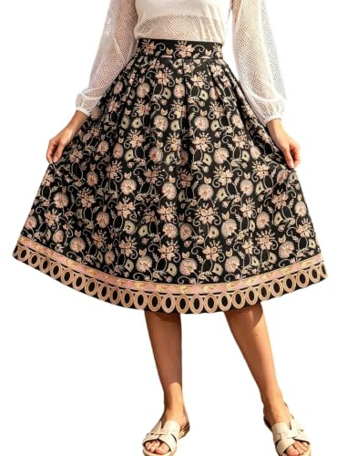 Tablier Dirndl pour femme - Costume de Wiesn - Tablier de costume traditionnel - Tablier midi - Grande taille - Jupe dirndl pour fête de la bière