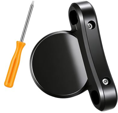 ABS Bike Locator Holder with Hard Shell Case for Daily Parking, Cycling Accessory Setup, and Low Profile Frame Mounting Base for Bike Owners Locator Case Cycle Disc Holder Black ABS Tamper Resistant