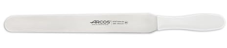 Arcos Serie 2900 - Espátula - Hoja de Acero Inoxidable NITRUM de 300 mm - Mango inyectado en Polipropileno Color blanco