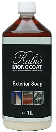 Rubio Monocoat Exterior Soap for Wood | Ecological Outdoor Floor & Furniture Cleaner | 1L
