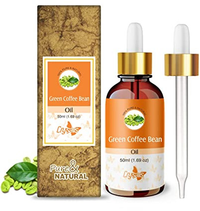 Crysalis Green Coffee Bean (Coffea Arabica.) |100% Pure & Natural Undiluted Cold Pressed Oil Organic Standard/Skincare, HairCare, Fragrances/Energise The Atmosphere-50ml