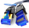 Highwings Cat 8 LAN Kabel 2m, 40Gbps 2000MHz Netzwerkkabel S/FTP Ethernet Kabel Hochgeschwindigkeits Gigabit RJ45 Lylon Geflochtener Patchkabel mit Vergoldung für Router Switch Modem PC