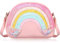BTHRORO Umhängetasche für Mädchen Süße Messenger Bag Regenbogen Geldbörse Kleine Handtaschen mit Schultergurt für Teenager Kinder Einkaufsschulreisen