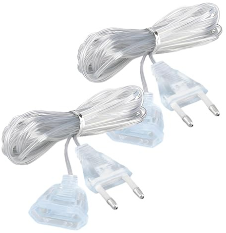GZGXKJ 2 Prolunga Elettrica 3 Metri Prolunga Sottile 220V Prolungas Piatta