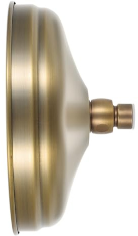 KOCKSHION Soffione Doccia Retrò in Rame Uscita Acqua a Cascata, Compatto e Leggero, Soffione Pioggia per Bagno Elegante