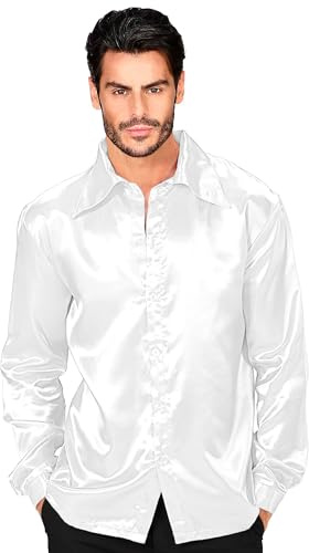 Widmann - Chemise disco, fête, années 70, rétro, déguisements, carnaval