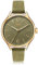 ICE-WATCH - ICE time Khaki - Grüne Damenuhr mit Lederarmband - 013056 (Medium)