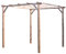 VERDELOOK Gazebo a pergola in Legno Senza Copertura, 3x3 m per arredo Esterni e Giardino