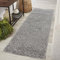 Serdim Rugs Living Room Hallway Runner Shaggy Rugs, Polypropylene, Silver Grey, 60x220cm(2 x7'3)