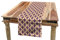 ABAKUHAUS viktorianisch Tischläufer, Aufwändige Motive Abstrakt, Esszimmer Küche Rechteckiger Dekorativer Tischläufer, 40 x 180 cm, Lavendel und Pfirsich